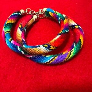 2 Manta Bracelets from Cuzco, Peru.